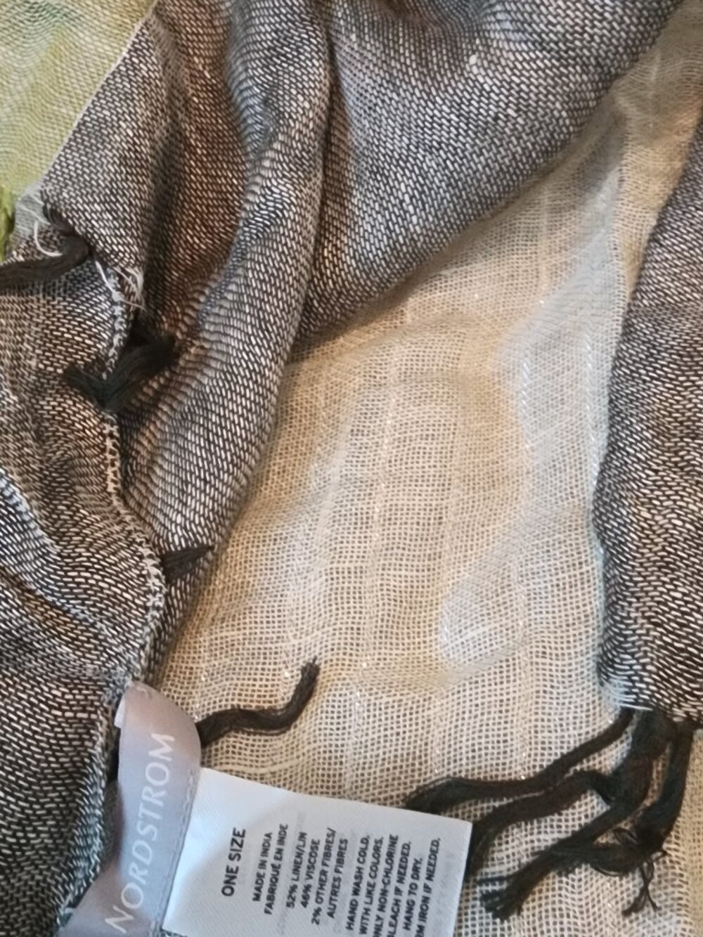 Linen scarf